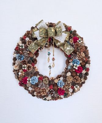 ＜Atelier Maison Deco＞＜Ｌａ　ｖｅｒｉｔａ　ｆｉｏｒｅ＞トンボ玉のリース